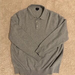 Gray Polo Sweater